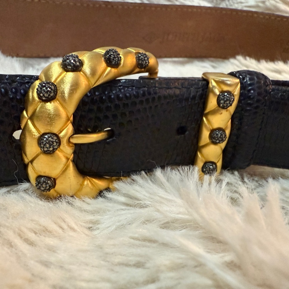 Judith Jack Gold and Marcasite Black Belt